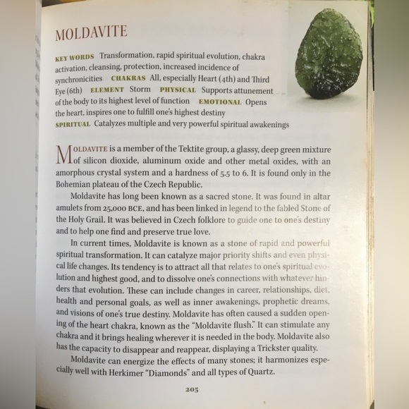 Natural Moldavite Necklace with Unakite Stones, Czech Crystals & Wire Wrapped  💖 - Picture 14 of 15